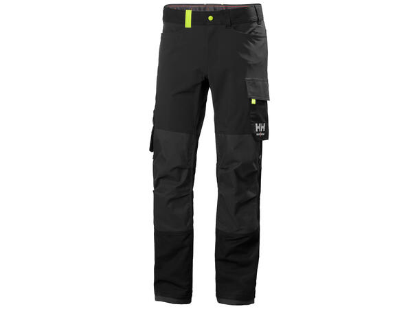 Helly Hansen Oxford 4x Arbeidsbukse Svart/Gul C148