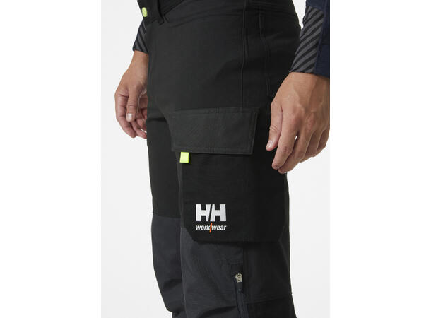 Helly Hansen Oxford 4x Arbeidsbukse Svart/Gul C148