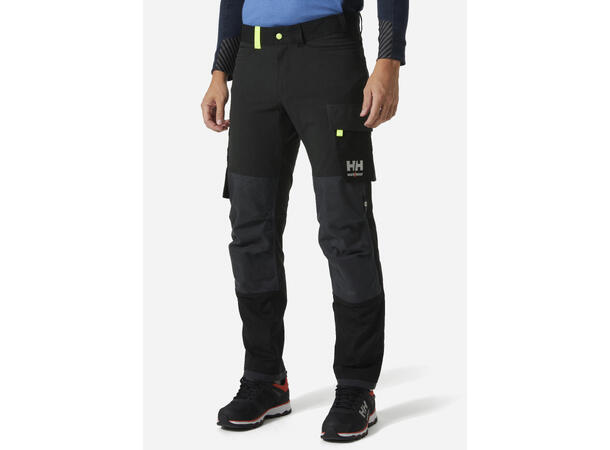 Helly Hansen Oxford 4x Arbeidsbukse Svart/Gul C148