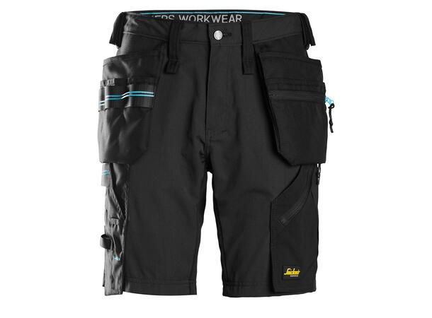 Snickers 6110 LiteWork Arbeidsshorts Svart C52