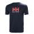 HH Logo T-Shirt 597 Navy L Marineblå, str. L 