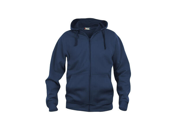 Clique Basic Full Zip Mens Marineblå L