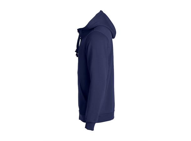 Clique Basic Full Zip Mens Marineblå L