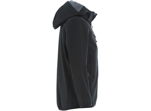 Clique Basic Softshell Jacket Junior Svart, str. 130/140