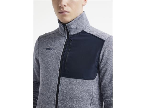Craft ADV Explore Heavy Fleece M Blå/Grå L