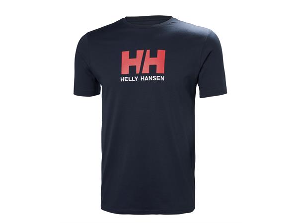 HH Logo T-Shirt 597 Navy L Marineblå, str. L