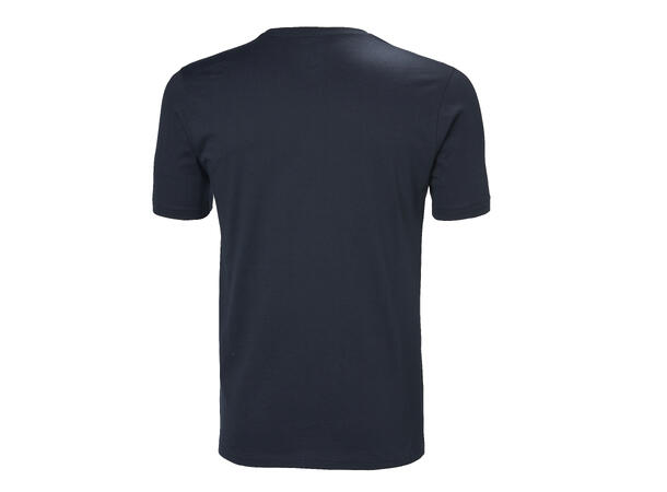 HH Logo T-Shirt 597 Navy L Marineblå, str. L