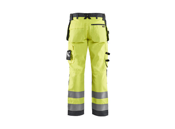 Blåkläder 1568 Håndverksbukse Varsel HiVis Gul C56