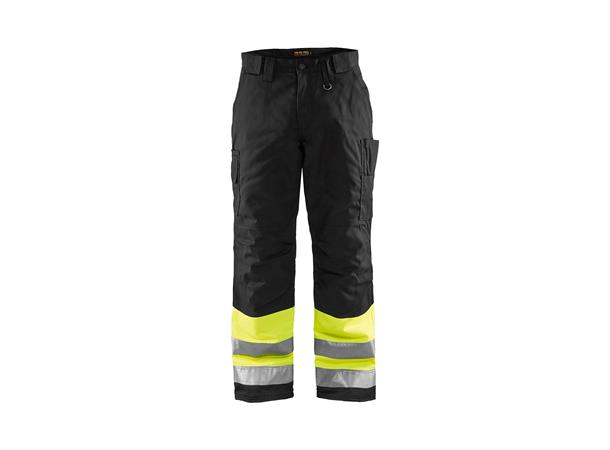 Blåkläder Bukse varsel vinter Gul/Svart, str.C58