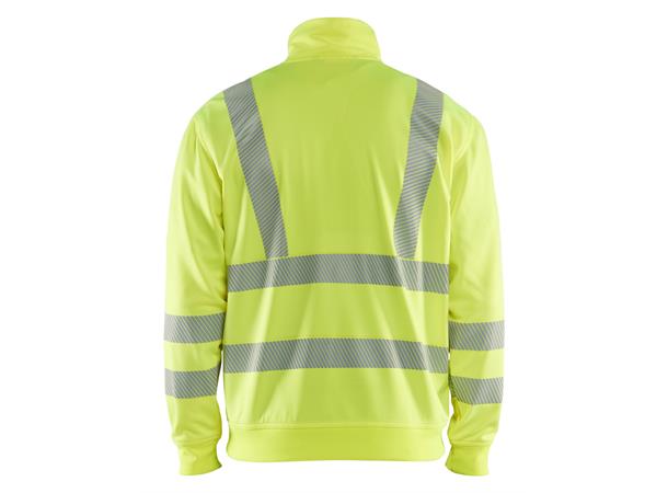 Blåkläder Collegegenser Varsel halfzip HiVis Gul XS