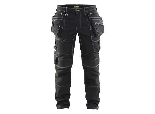 Blåkläder Håndverksbukse stretch X1900 Svart, str.D104