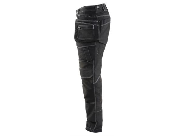 Blåkläder Håndverksbukse stretch X1900 Svart, str.D104
