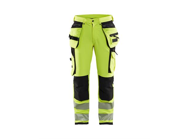 Blåkläder Varselbukse 4-veis stretch Gul/Svart, str.C52