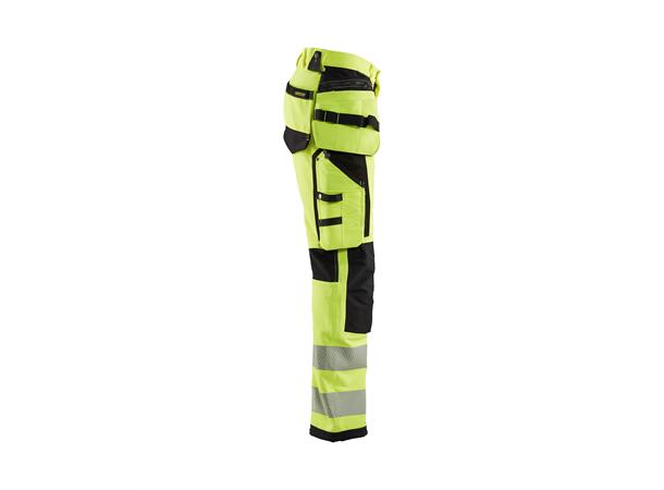 Blåkläder Varselbukse 4-veis stretch Gul/Svart, str.C52
