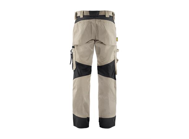 Blåkläder håndverksbukse u/spikerlommer Beige, str.C146