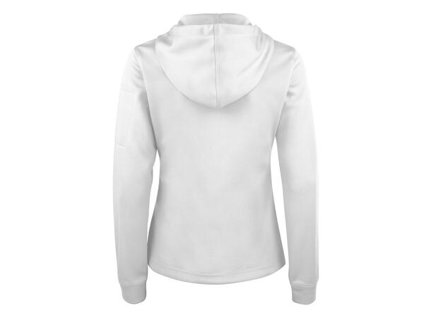 Clique Basic Active hood full zip DAME Hvit XS