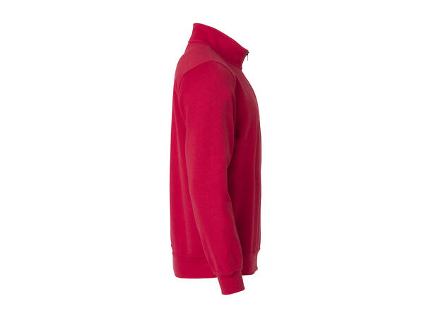 Clique Basic Half Zip Rød, str. XS