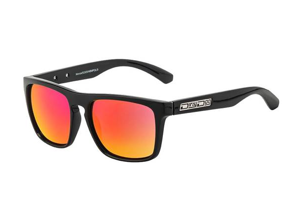 Dirty Dog Monza Black / Red Fusion Mirror Pol