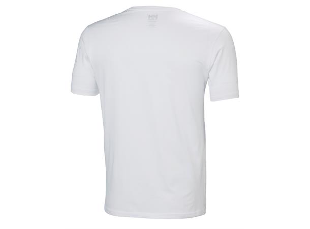 HH Logo T-Shirt 001 White Xl Hvit, str. XL