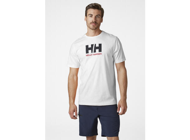 HH Logo T-Shirt 001 White Xl Hvit, str. XL