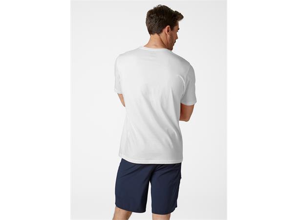 HH Logo T-Shirt 001 White Xl Hvit, str. XL