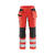 Blåkläder 7163 Varselbukse Stretch Dame HiVis Rød D19 