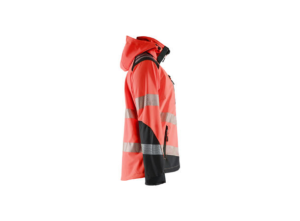 Blåkläder 4791 Softshelljakke Dame HiVis Rød L