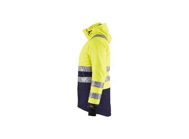 Blåkläder Parkas varsel Gul/Marineblå, str.L, dame