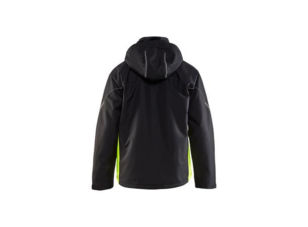 Blåkläder Skalljakke Svart/Gul, str.4XL