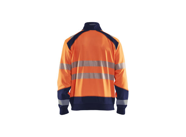 Blåkläder Varsel genser med hel glidelås Oransje, str.4XL