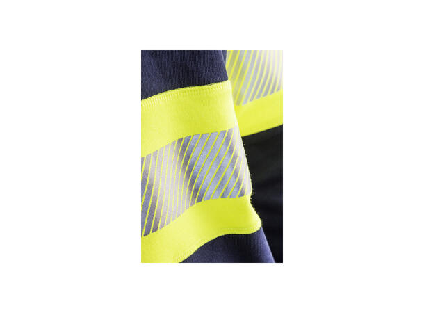 Blåkläder 3359 College Genser Varsel Marineblå/Gul 4XL