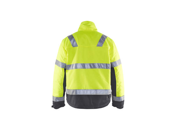 Blåkläder 4862 Vinterjakke Varsel Gul/Svart 4XL