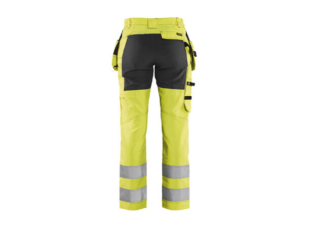 Blåkläder 7163 Varselbukse Stretch Dame Gul/Svart C36