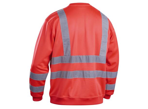 Blåkläder College genser Varsel HiVis Rød, str.4XL