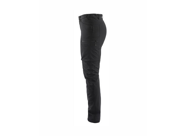 Blåkläder Servicebukse Softshell Dame Svart D21