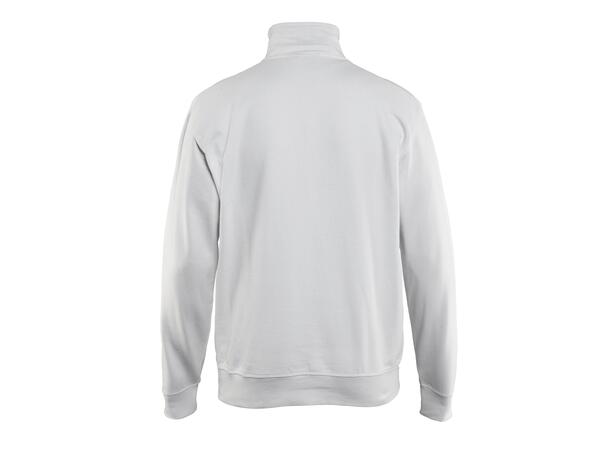 Blåkläder genser med halv glidelås Hvit, str.4XL