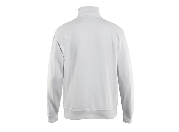Blåkläder genser med halv glidelås Hvit, str.4XL