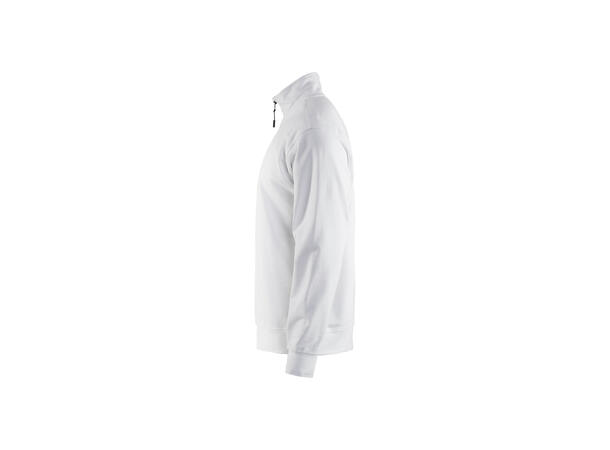 Blåkläder genser med halv glidelås Hvit, str.4XL