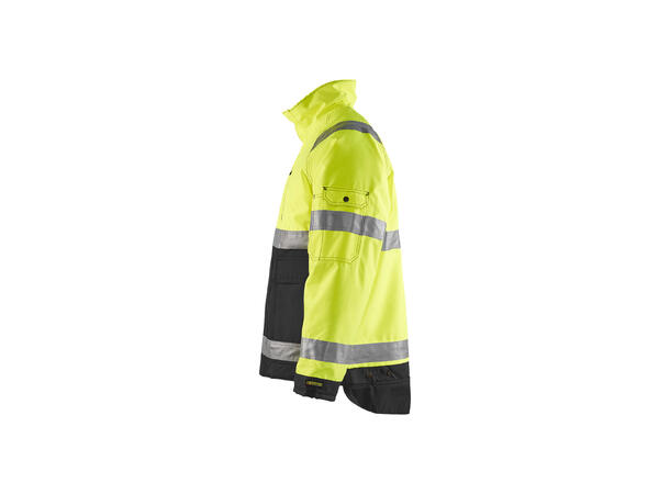 Blåkläder vinterjakke Varsel Gul/Svart, str.4XL