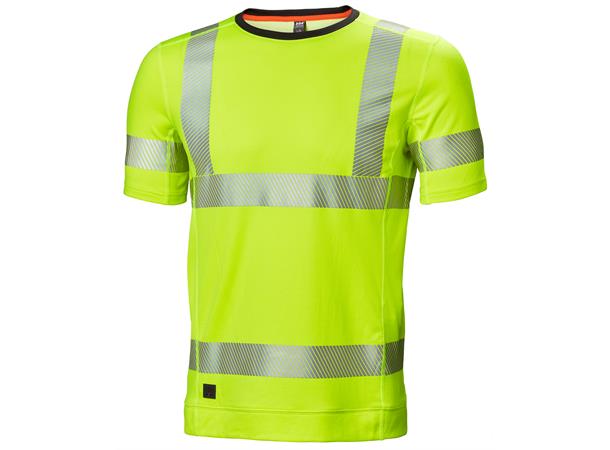 Helly Hansen Lifa Active HiVis T-skjorte HiVis Gul, str.2XL