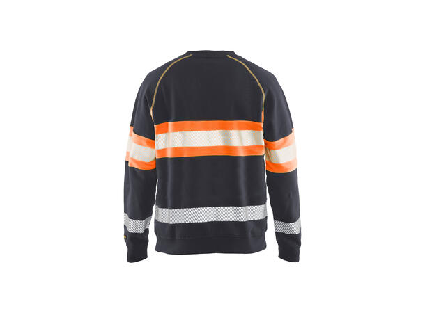 Blåkläder 3359 College Genser Varsel Grå/Oransje 4XL