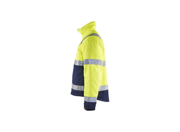 Blåkläder 4862 Vinterjakke Varsel Gul/Marineblå 4XL