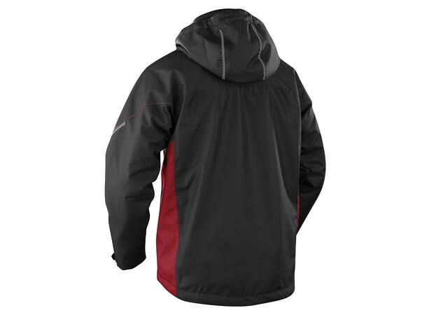 Blåkläder 4890 Lettfôret Vinterjakke Svart/Rød 4XL