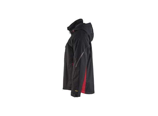 Blåkläder 4890 Lettfôret Vinterjakke Svart/Rød 4XL