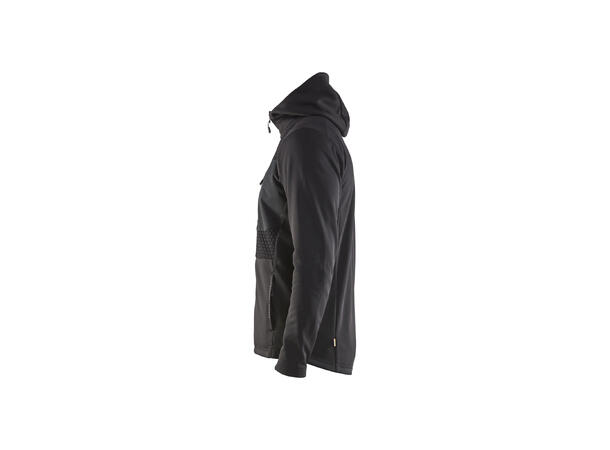 Blåkläder Hettegenser med glidelås Svart, str.4XL