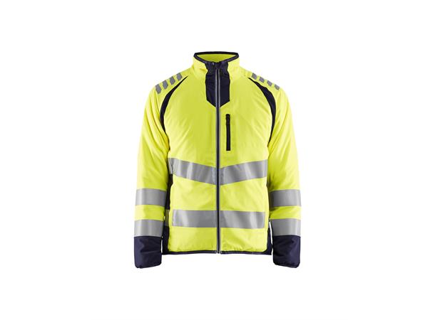 Blåkläder Isolasjonsjakke i varsel Gul/Marineblå, str.4XL