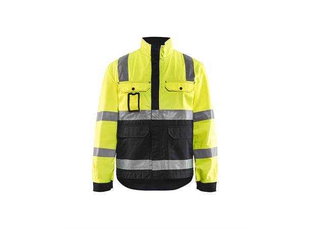 Blåkläder Jakke Varsel Gul/Svart, str.XXL