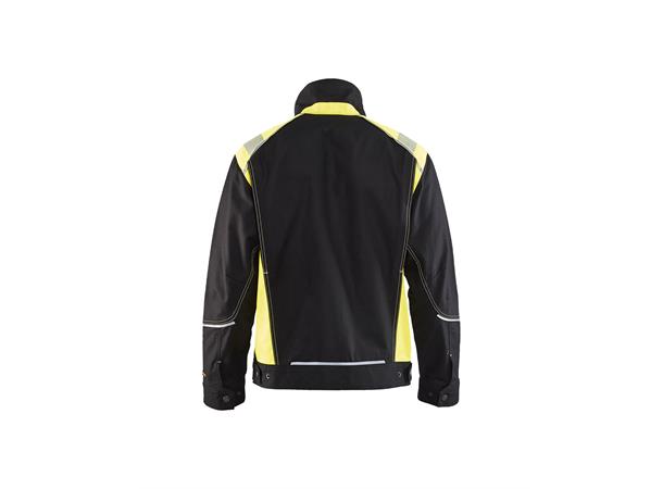 Blåkläder Jakke Visible Svart/Gul, str.4XL