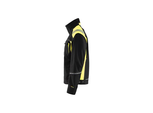 Blåkläder Jakke Visible Svart/Gul, str.4XL
