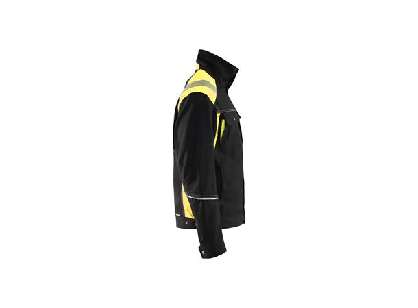 Blåkläder Jakke Visible Svart/Gul, str.4XL